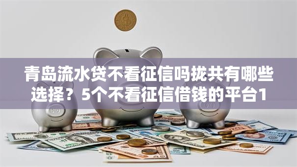 青岛流水贷不看征信吗拢共有哪些选择?5个不看征信借钱的平台100%能借到详解 青岛流水贷不看征信吗拢共有哪些选择?5个不看征信借钱的平台100%能借到详解