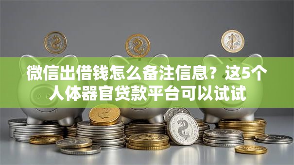 微信出借钱怎么备注信息?这5个人体器官贷款平台可以试试 微信出借钱怎么备注信息?这5个人体器官贷款平台可以试试
