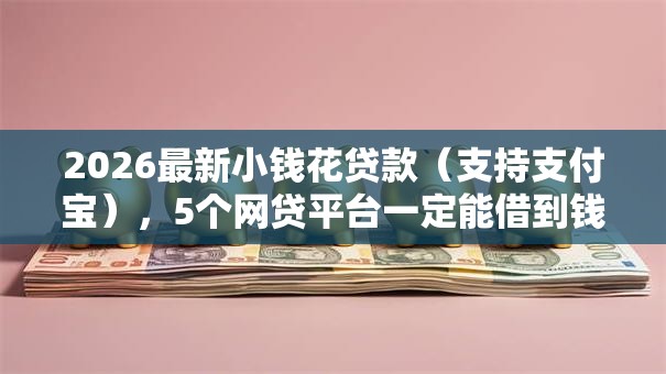 2026最新小钱花贷款（支持支付宝），5个网贷平台一定能借到钱无私分享
