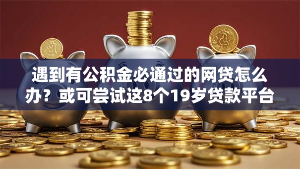 遇到有公积金必通过的网贷怎么办？或可尝试这8个19岁贷款平台