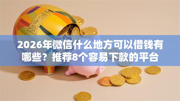 2026年微信什么地方可以借钱有哪些？推荐8个容易下款的平台