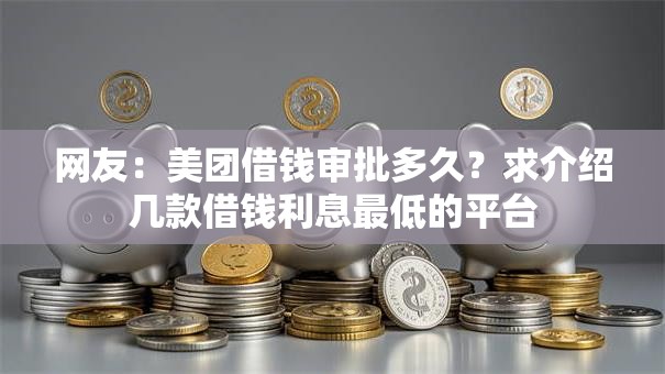 网友:美团借钱审批多久?求介绍几款借钱利息最低的平台 网友:美团借钱审批多久?求介绍几款借钱利息最低的平台