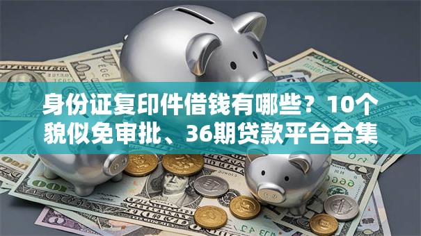 身份证复印件借钱有哪些？10个貌似免审批、36期贷款平台合集