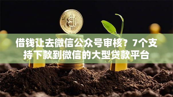 借钱让去微信公众号审核?7个支持下款到微信的大型贷款平台 借钱让去微信公众号审核?7个支持下款到微信的大型贷款平台