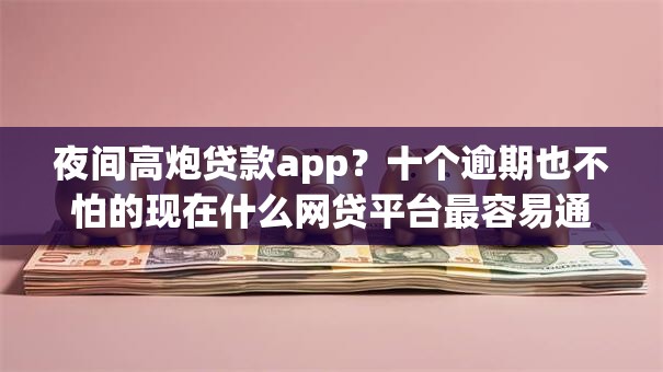 夜间高炮贷款app？十个逾期也不怕的现在什么网贷平台最容易通过