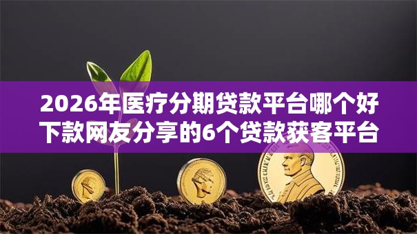 2026年医疗分期贷款平台哪个好下款网友分享的6个贷款获客平台我觉得不错! 2026年医疗分期贷款平台哪个好下款网友分享的6个贷款获客平台我觉得不错!