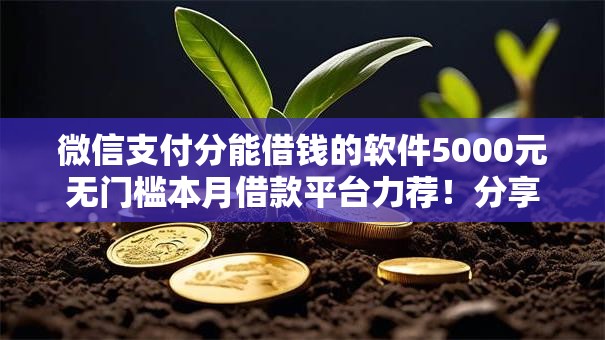 微信支付分能借钱的软件5000元无门槛本月借款平台力荐!分享小额网贷口子5000元无门槛借款 微信支付分能借钱的软件5000元无门槛本月借款平台力荐!分享小额网贷口子5000元无门槛借款