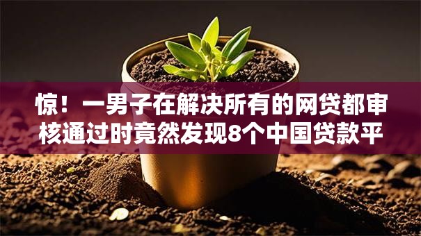 惊!一男子在解决所有的网贷都审核通过时竟然发现8个中国贷款平台,事后分享了出来 惊!一男子在解决所有的网贷都审核通过时竟然发现8个中国贷款平台,事后分享了出来