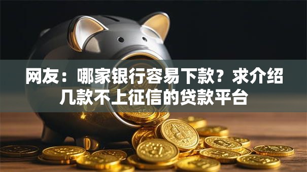 网友：哪家银行容易下款？求介绍几款不上征信的贷款平台