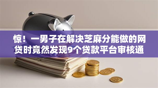 惊！一男子在解决芝麻分能做的网贷时竟然发现9个贷款平台审核通过的几率高，事后分享了出来