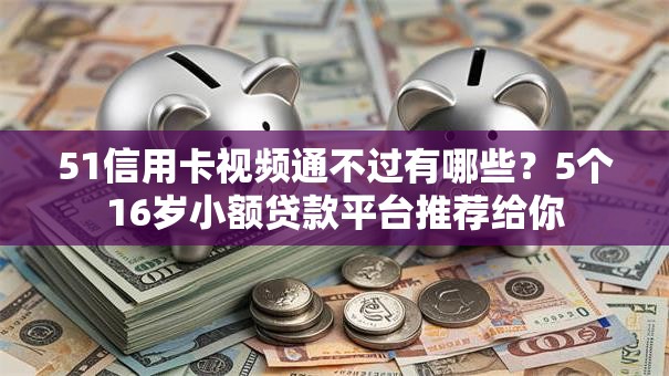 51信用卡视频通不过有哪些？5个16岁小额贷款平台推荐给你