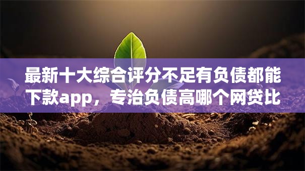 最新十大综合评分不足有负债都能下款app，专治负债高哪个网贷比较好申请人工不回访
