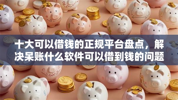 十大可以借钱的正规平台盘点,解决呆账什么软件可以借到钱的问题 十大可以借钱的正规平台盘点,解决呆账什么软件可以借到钱的问题