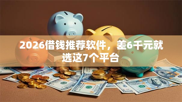 2026借钱推荐软件,差6千元就选这7个平台 2026借钱推荐软件,差6千元就选这7个平台