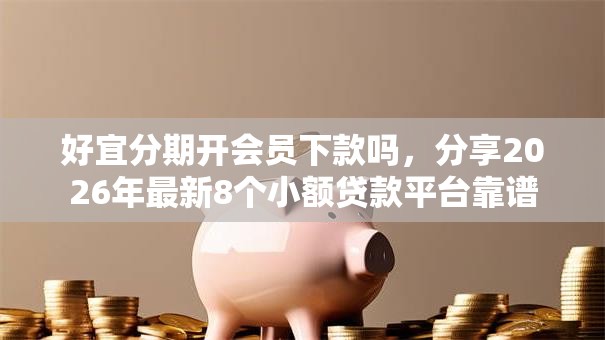 好宜分期开会员下款吗，分享2026年最新8个小额贷款平台靠谱