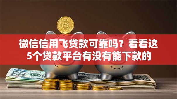 微信信用飞贷款可靠吗？看看这5个贷款平台有没有能下款的