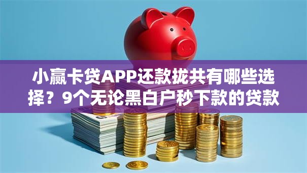 小赢卡贷APP还款拢共有哪些选择？9个无论黑白户秒下款的贷款平台详解