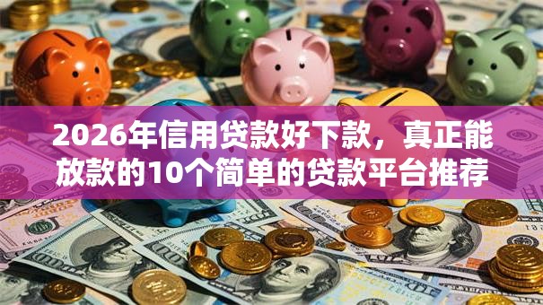 2026年信用贷款好下款，真正能放款的10个简单的贷款平台推荐
