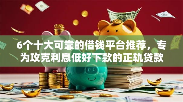 6个十大可靠的借钱平台推荐，专为攻克利息低好下款的正轨贷款难题