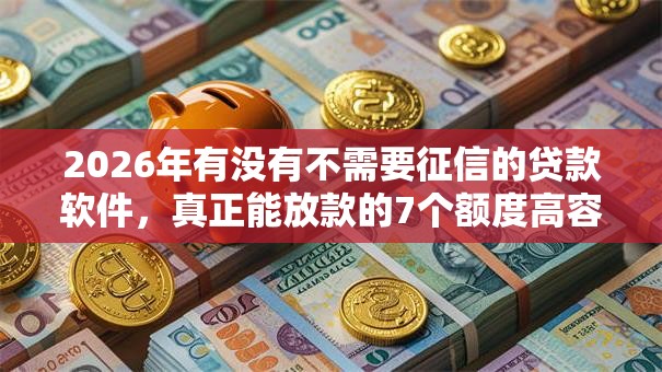 2026年有没有不需要征信的贷款软件,真正能放款的7个额度高容易通过的平台推荐 2026年有没有不需要征信的贷款软件,真正能放款的7个额度高容易通过的平台推荐
