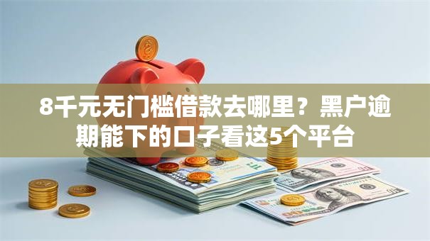 8千元无门槛借款去哪里？黑户逾期能下的口子看这5个平台