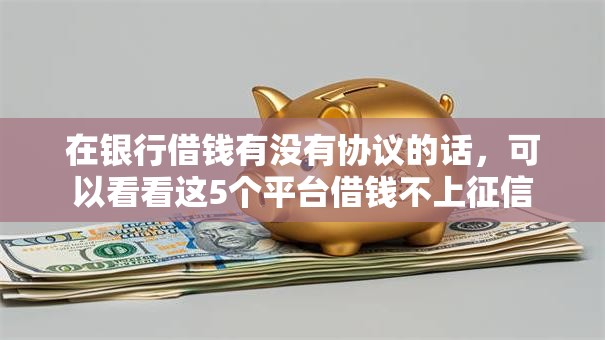 在银行借钱有没有协议的话，可以看看这5个平台借钱不上征信