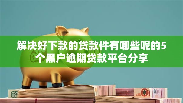 解决好下款的贷款件有哪些呢的5个黑户逾期贷款平台分享