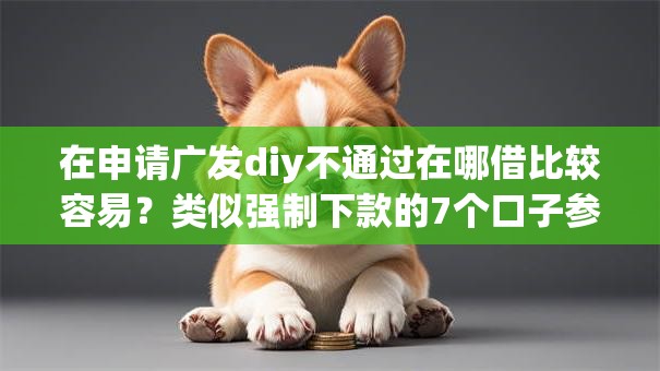 在申请广发diy不通过在哪借比较容易？类似强制下款的7个口子参考