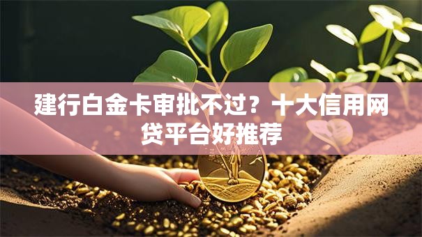 建行白金卡审批不过?十大信用网贷平台好推荐 建行白金卡审批不过?十大信用网贷平台好推荐