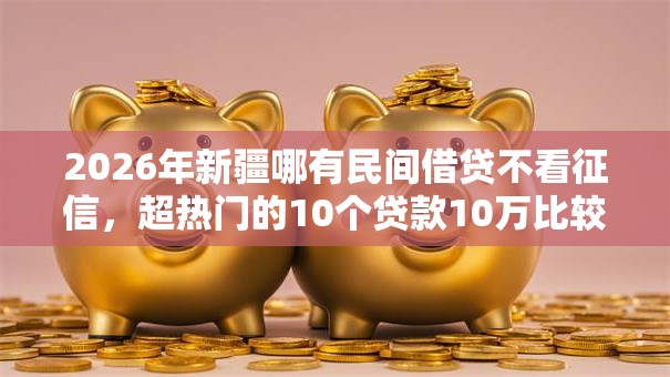 2026年新疆哪有民间借贷不看征信，超热门的10个贷款10万比较容易的口子推荐