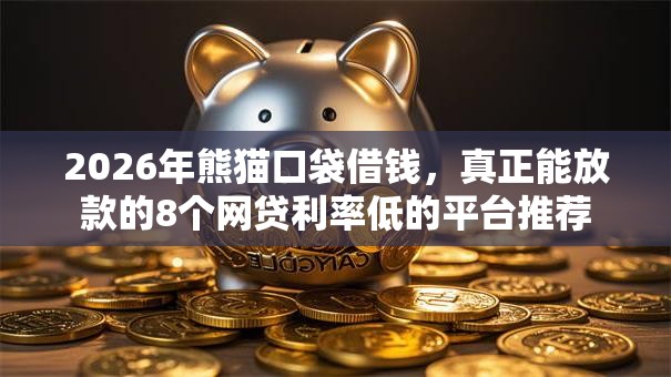 2026年熊猫口袋借钱，真正能放款的8个网贷利率低的平台推荐