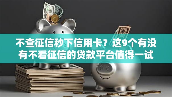 不查征信秒下信用卡？这9个有没有不看征信的贷款平台值得一试