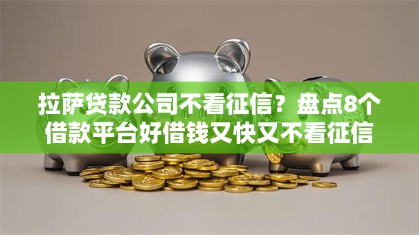 拉萨贷款公司不看征信？盘点8个借款平台好借钱又快又不看征信给你参考