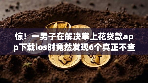 惊！一男子在解决掌上花贷款app下载ios时竟然发现6个真正不查征信的贷款口子，事后分享了出来