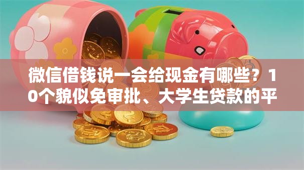 微信借钱说一会给现金有哪些?10个貌似免审批、大学生贷款的平台合集 微信借钱说一会给现金有哪些?10个貌似免审批、大学生贷款的平台合集