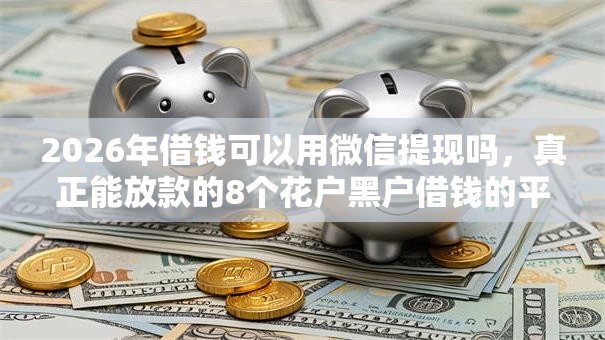 2026年借钱可以用微信提现吗，真正能放款的8个花户黑户借钱的平台100%能借到推荐