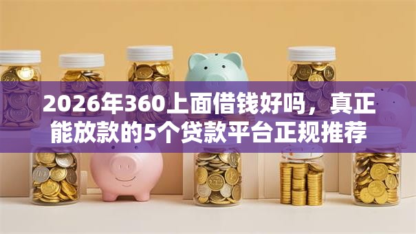 2026年360上面借钱好吗,真正能放款的5个贷款平台正规推荐 2026年360上面借钱好吗,真正能放款的5个贷款平台正规推荐