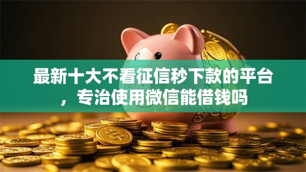 最新十大不看征信秒下款的平台,专治使用微信能借钱吗 最新十大不看征信秒下款的平台,专治使用微信能借钱吗