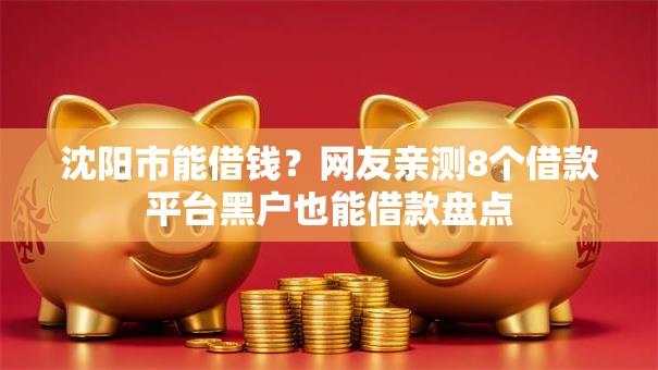 沈阳市能借钱?网友亲测8个借款平台黑户也能借款盘点 沈阳市能借钱?网友亲测8个借款平台黑户也能借款盘点