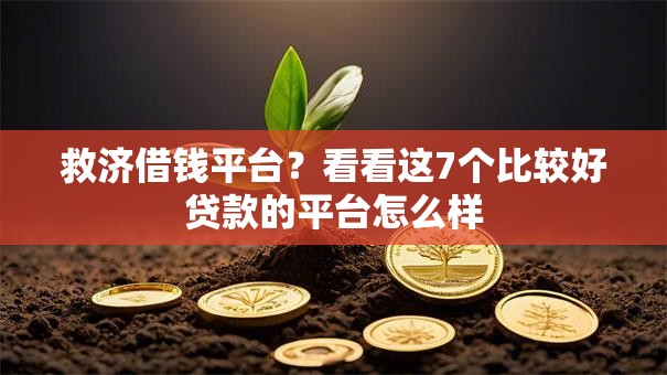 救济借钱平台?看看这7个比较好贷款的平台怎么样 救济借钱平台?看看这7个比较好贷款的平台怎么样