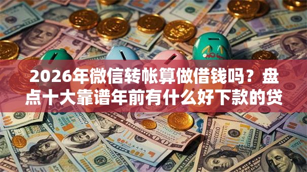 2026年微信转帐算做借钱吗？盘点十大靠谱年前有什么好下款的贷款平台