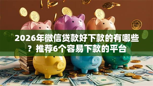 2026年微信贷款好下款的有哪些？推荐6个容易下款的平台