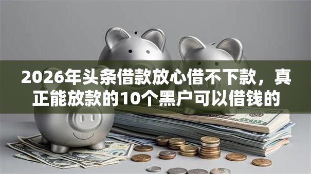 2026年头条借款放心借不下款,真正能放款的10个黑户可以借钱的软件推荐 2026年头条借款放心借不下款,真正能放款的10个黑户可以借钱的软件推荐