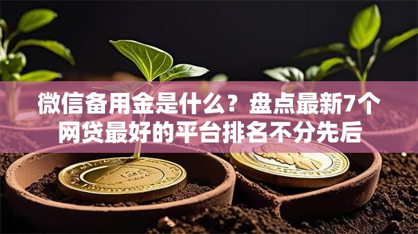 微信备用金是什么?盘点最新7个网贷最好的平台排名不分先后 微信备用金是什么?盘点最新7个网贷最好的平台排名不分先后