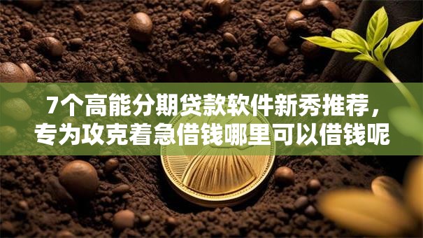 7个高能分期贷款软件新秀推荐，专为攻克着急借钱哪里可以借钱呢难题