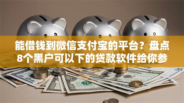 能借钱到微信支付宝的平台？盘点8个黑户可以下的贷款软件给你参考