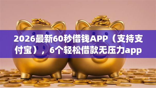 2026最新60秒借钱APP（支持支付宝），6个轻松借款无压力app无私分享