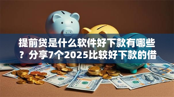 提前贷是什么软件好下款有哪些？分享7个2025比较好下款的借款平台