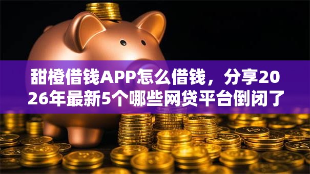 甜橙借钱APP怎么借钱,分享2026年最新5个哪些网贷平台倒闭了 甜橙借钱APP怎么借钱,分享2026年最新5个哪些网贷平台倒闭了
