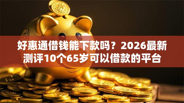 好惠通借钱能下款吗？2026最新测评10个65岁可以借款的平台